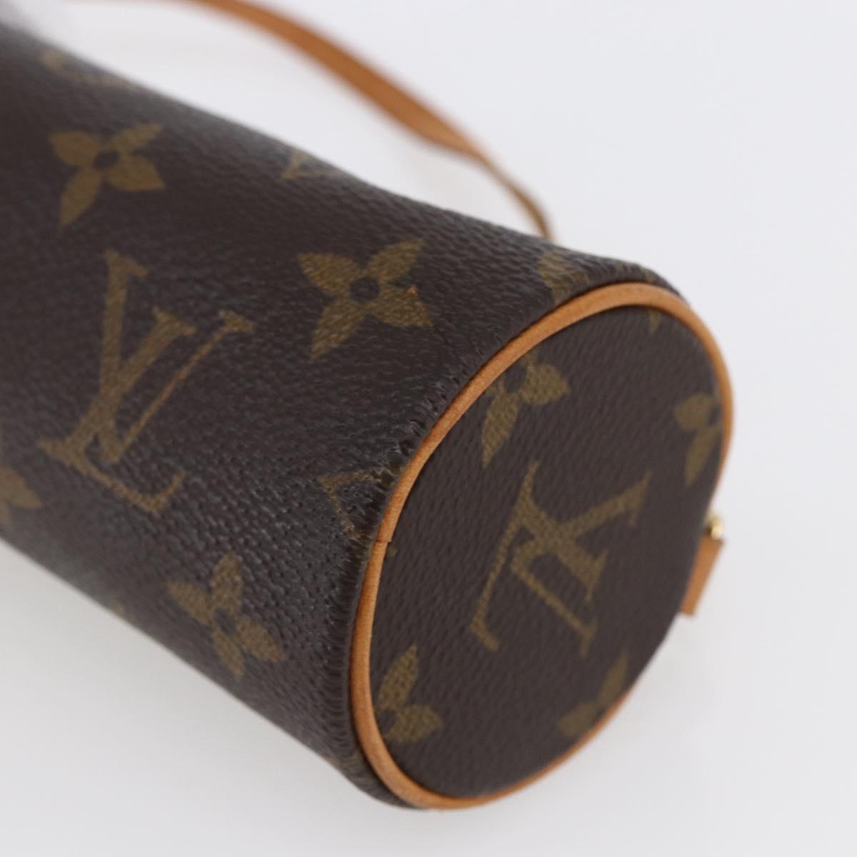 LOUIS VUITTON Monogram Papillon Pouch LV Auth 146462