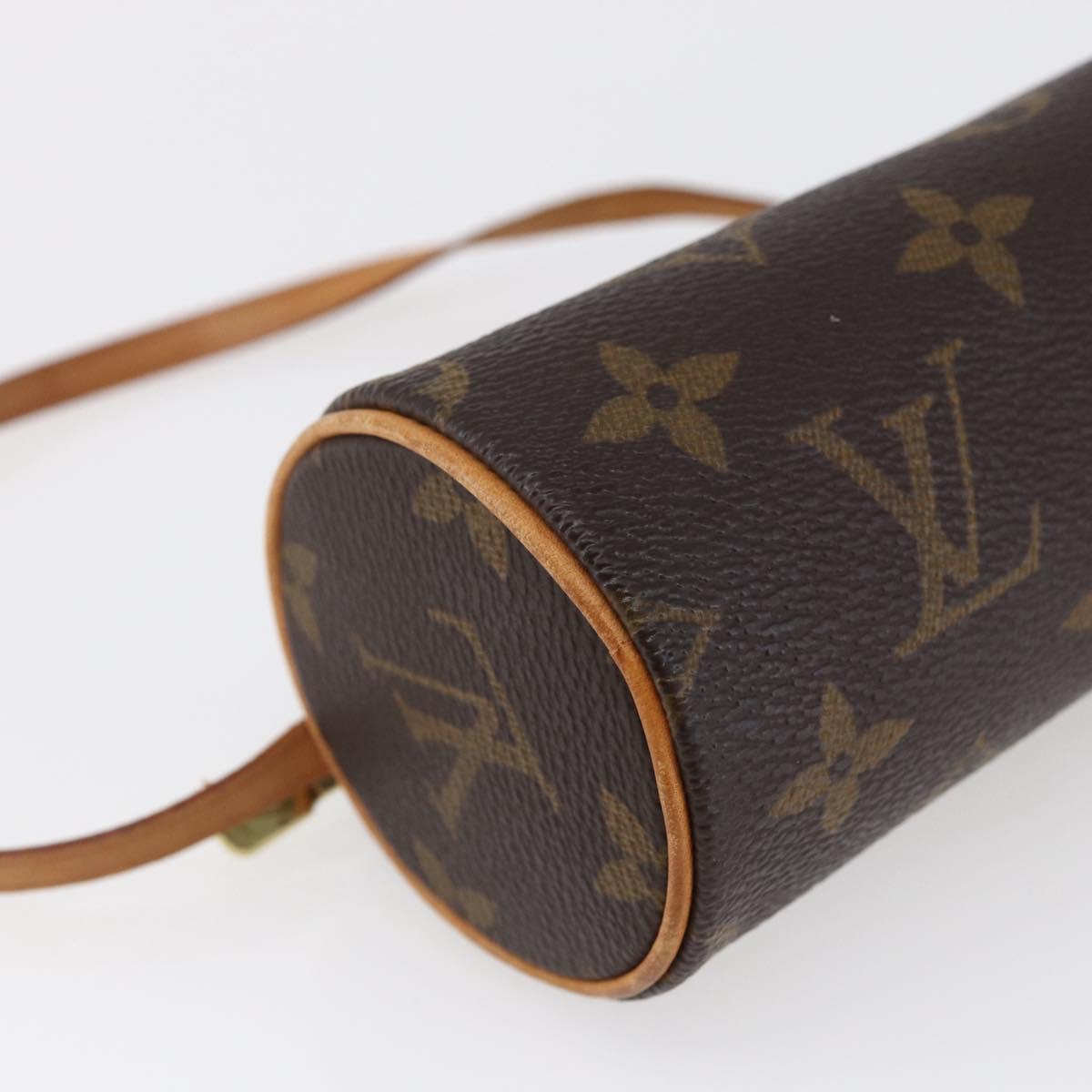 LOUIS VUITTON Monogram Papillon Pouch LV Auth 146462