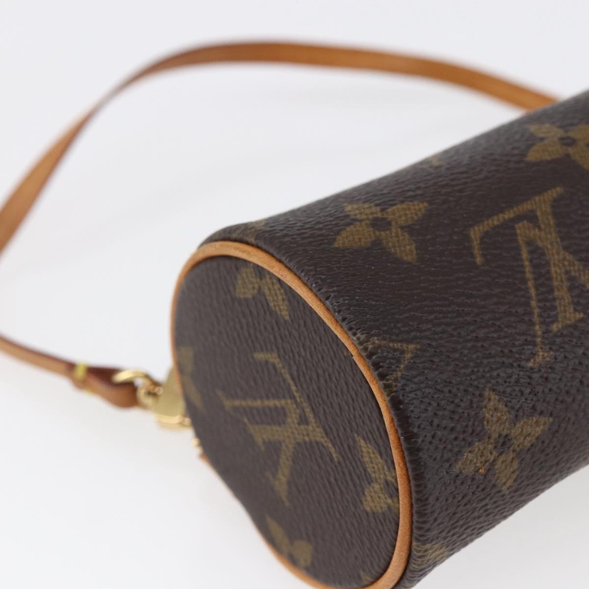 LOUIS VUITTON Monogram Papillon Pouch LV Auth 146462