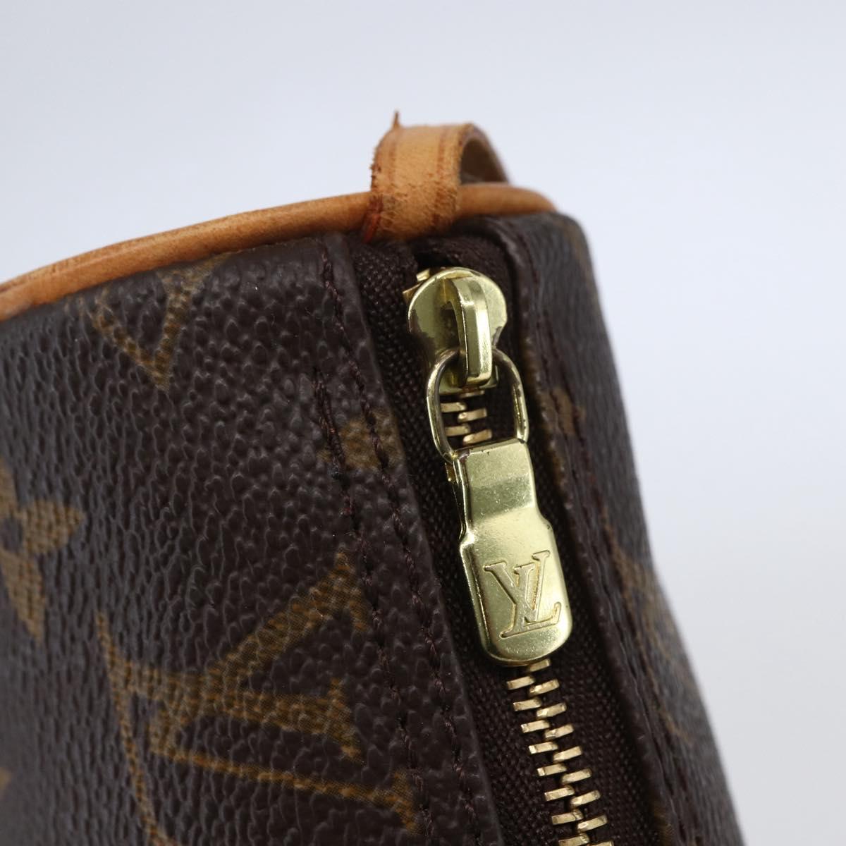 LOUIS VUITTON Monogram Papillon Pouch LV Auth 146462