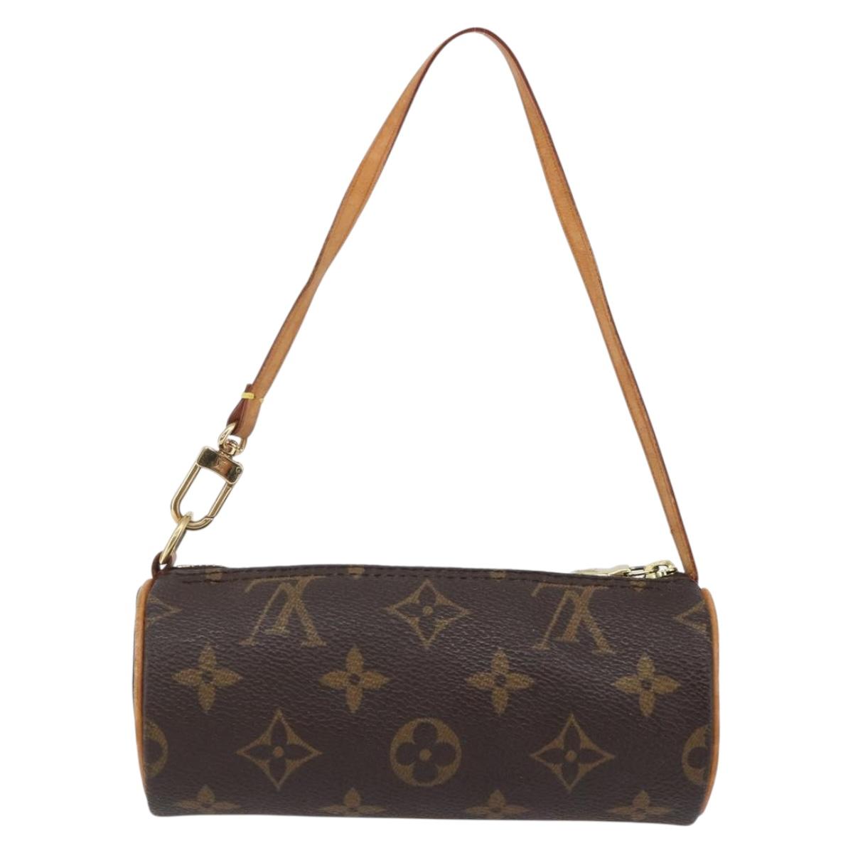 LOUIS VUITTON Monogram Papillon Pouch LV Auth 146462