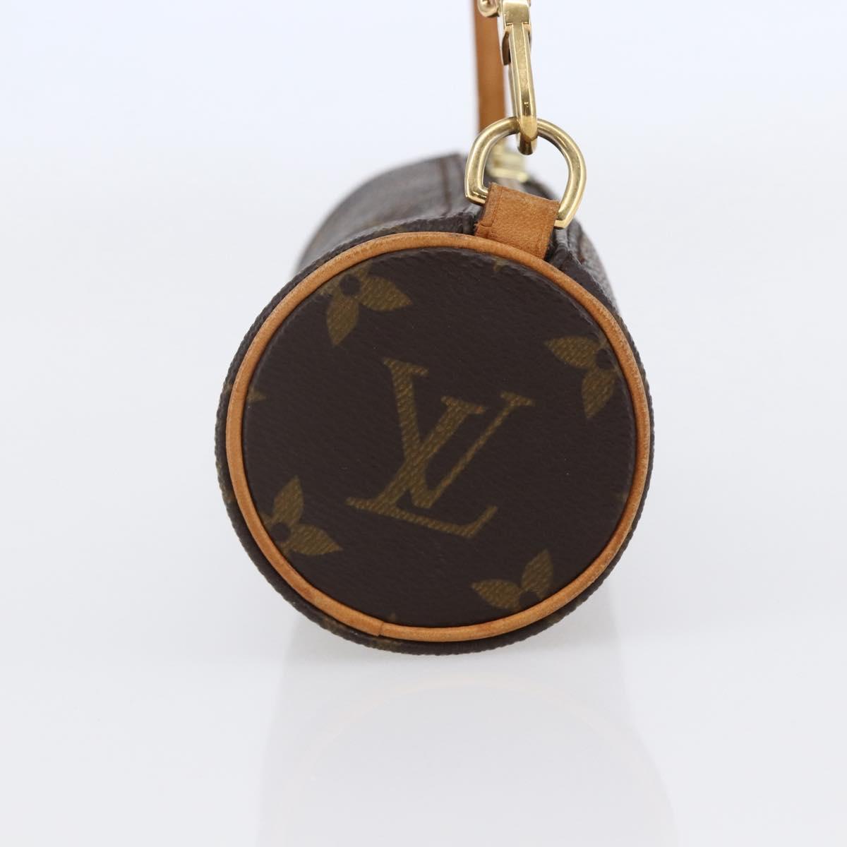 LOUIS VUITTON Monogram Papillon Pouch LV Auth 146462
