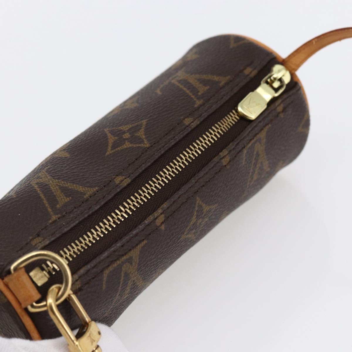 LOUIS VUITTON Monogram Papillon Pouch LV Auth 146462