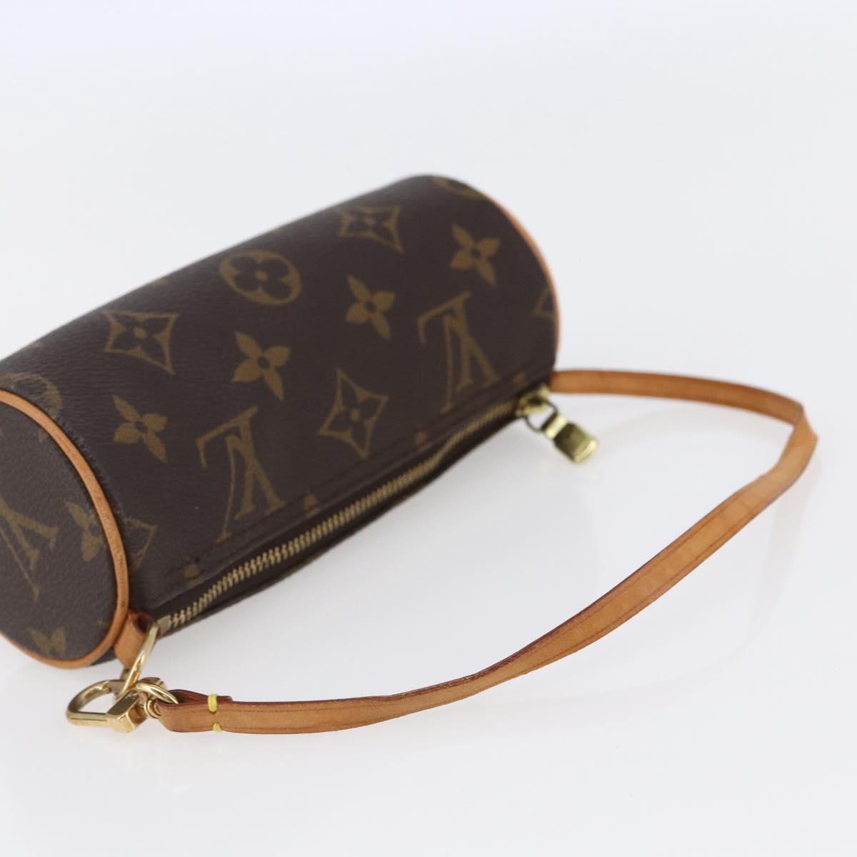 LOUIS VUITTON Monogram Papillon Pouch LV Auth 146462