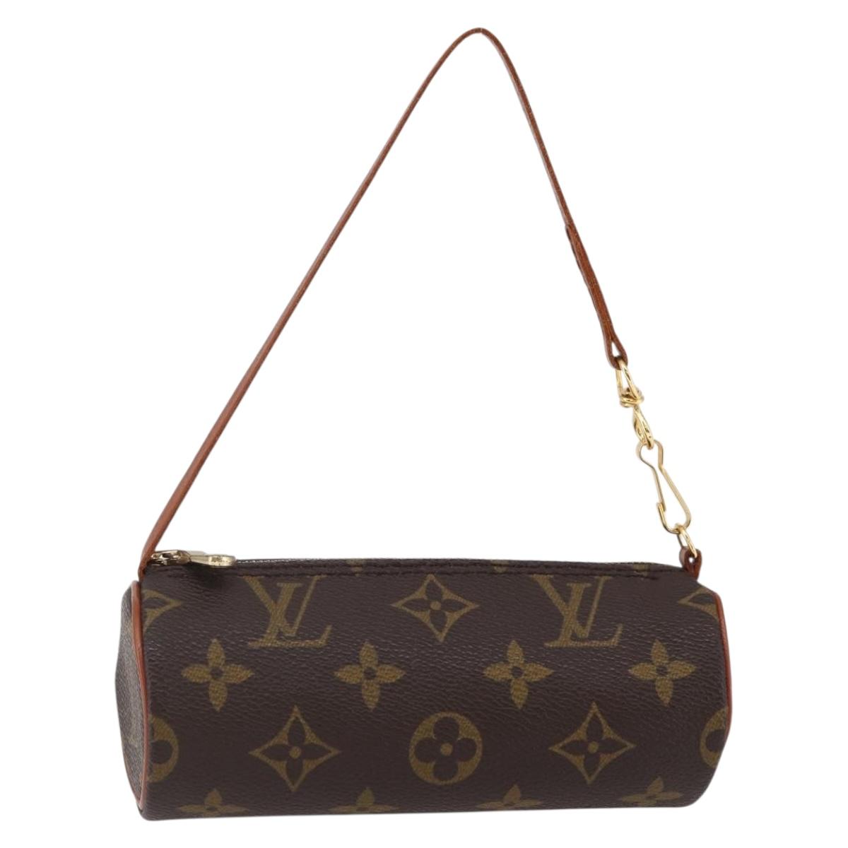 LOUIS VUITTON Monogram Papillon Pouch LV Auth 146463