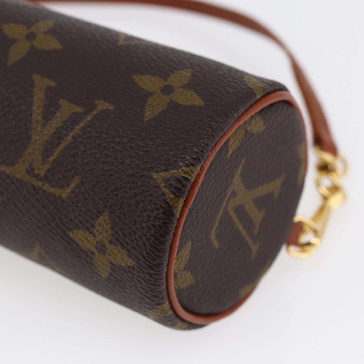 LOUIS VUITTON Monogram Papillon Pouch LV Auth 146463