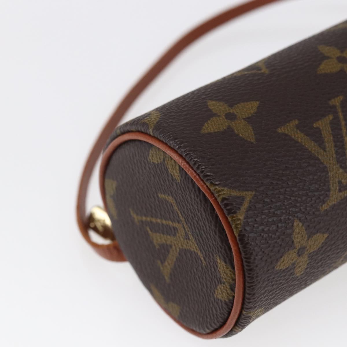 LOUIS VUITTON Monogram Papillon Pouch LV Auth 146463