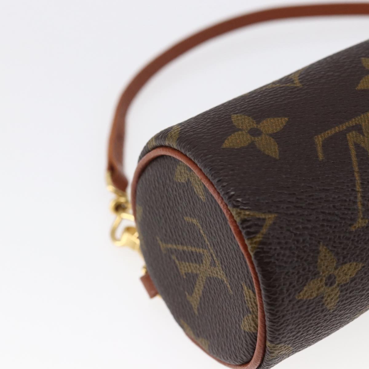 LOUIS VUITTON Monogram Papillon Pouch LV Auth 146463