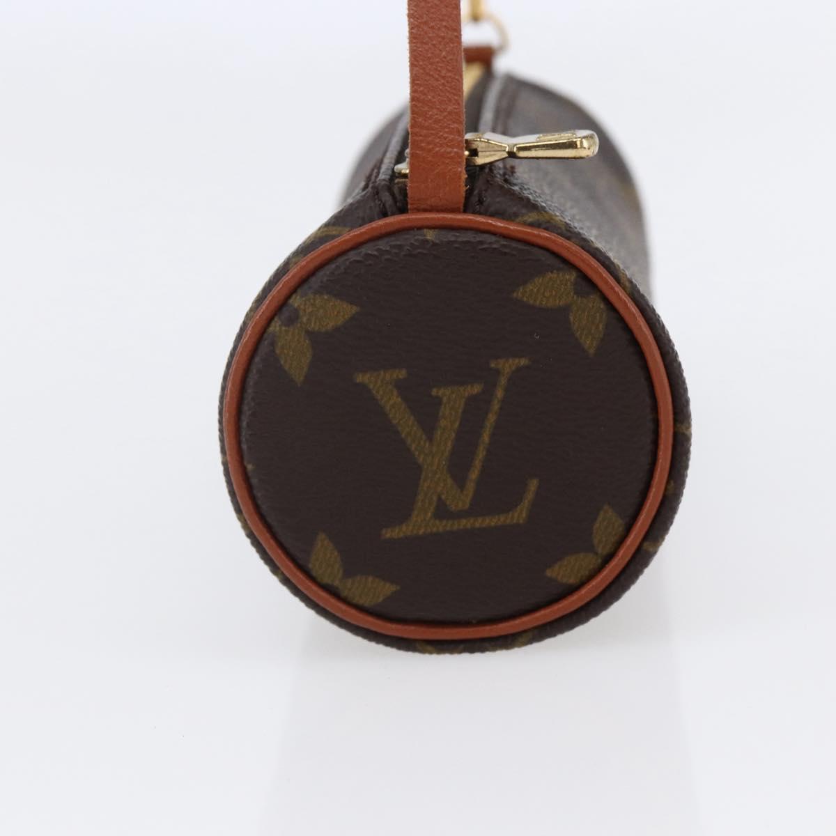 LOUIS VUITTON Monogram Papillon Pouch LV Auth 146463