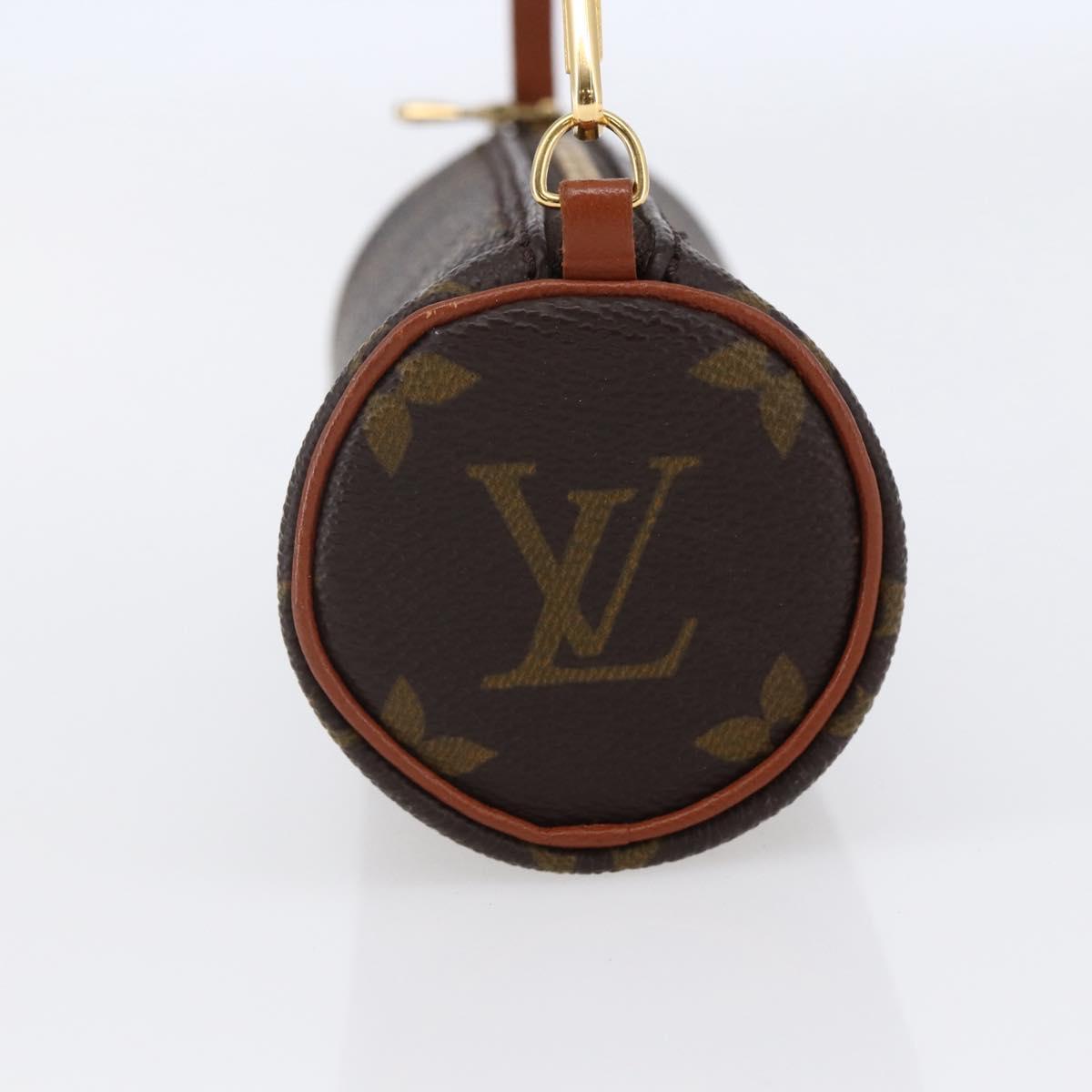 LOUIS VUITTON Monogram Papillon Pouch LV Auth 146463