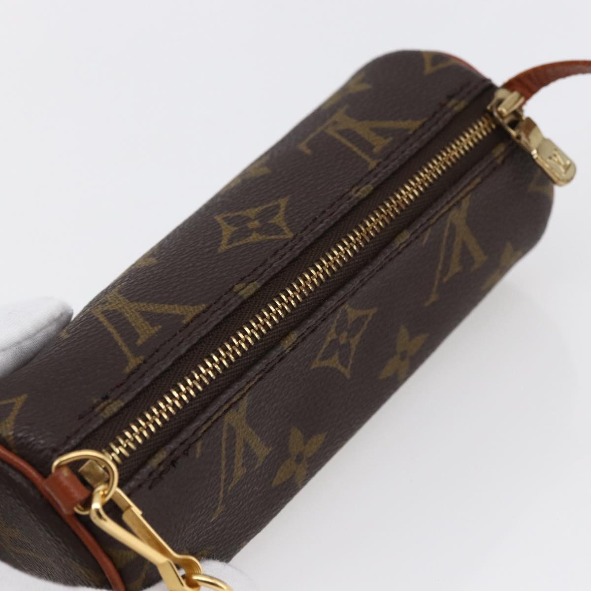 LOUIS VUITTON Monogram Papillon Pouch LV Auth 146463