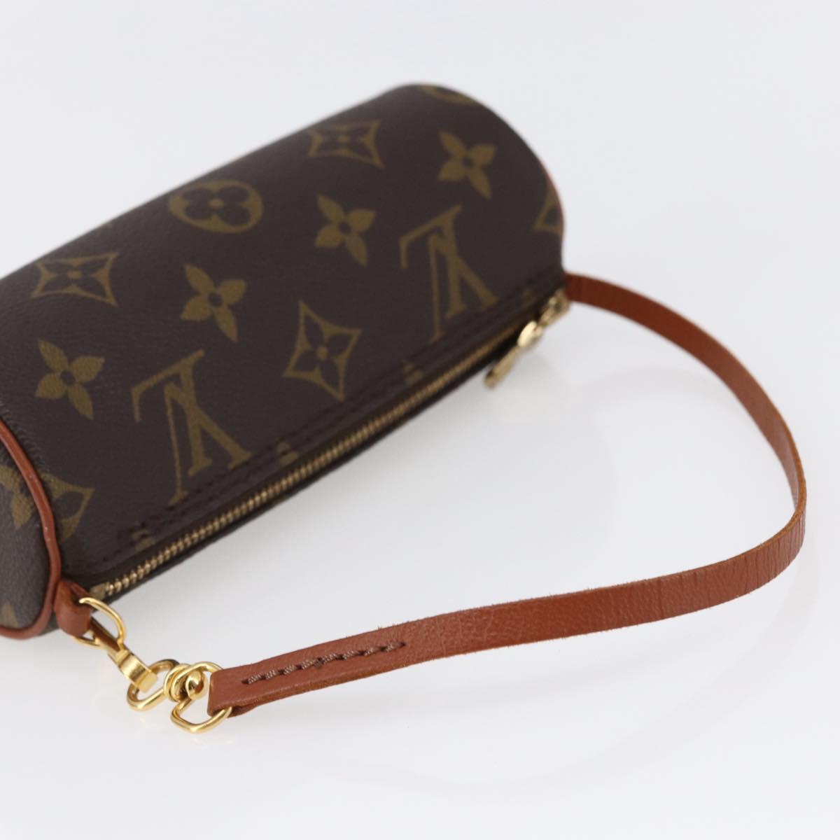 LOUIS VUITTON Monogram Papillon Pouch LV Auth 146463