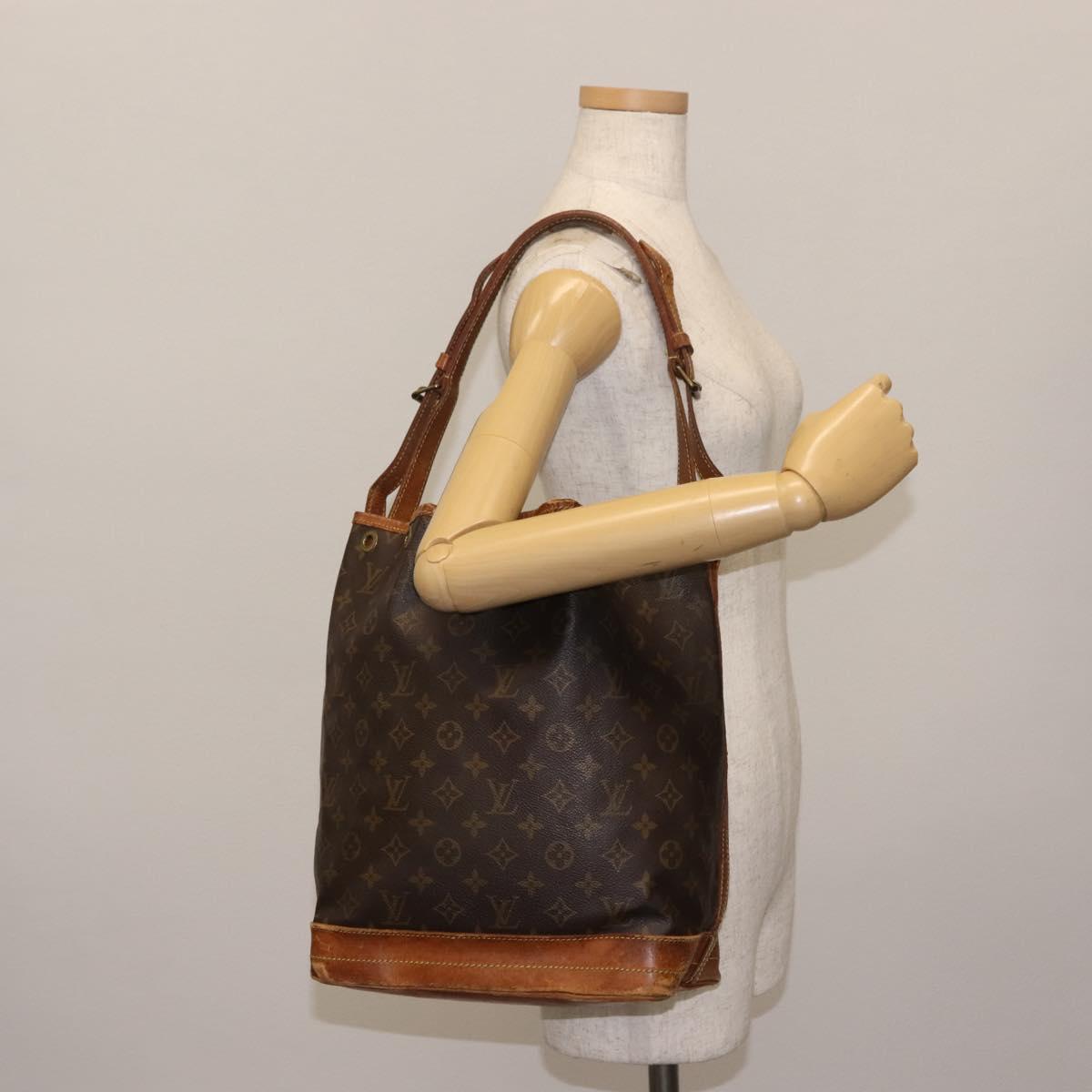 LOUIS VUITTON Monogram Noe Shoulder Bag M42224 LV Auth 146467