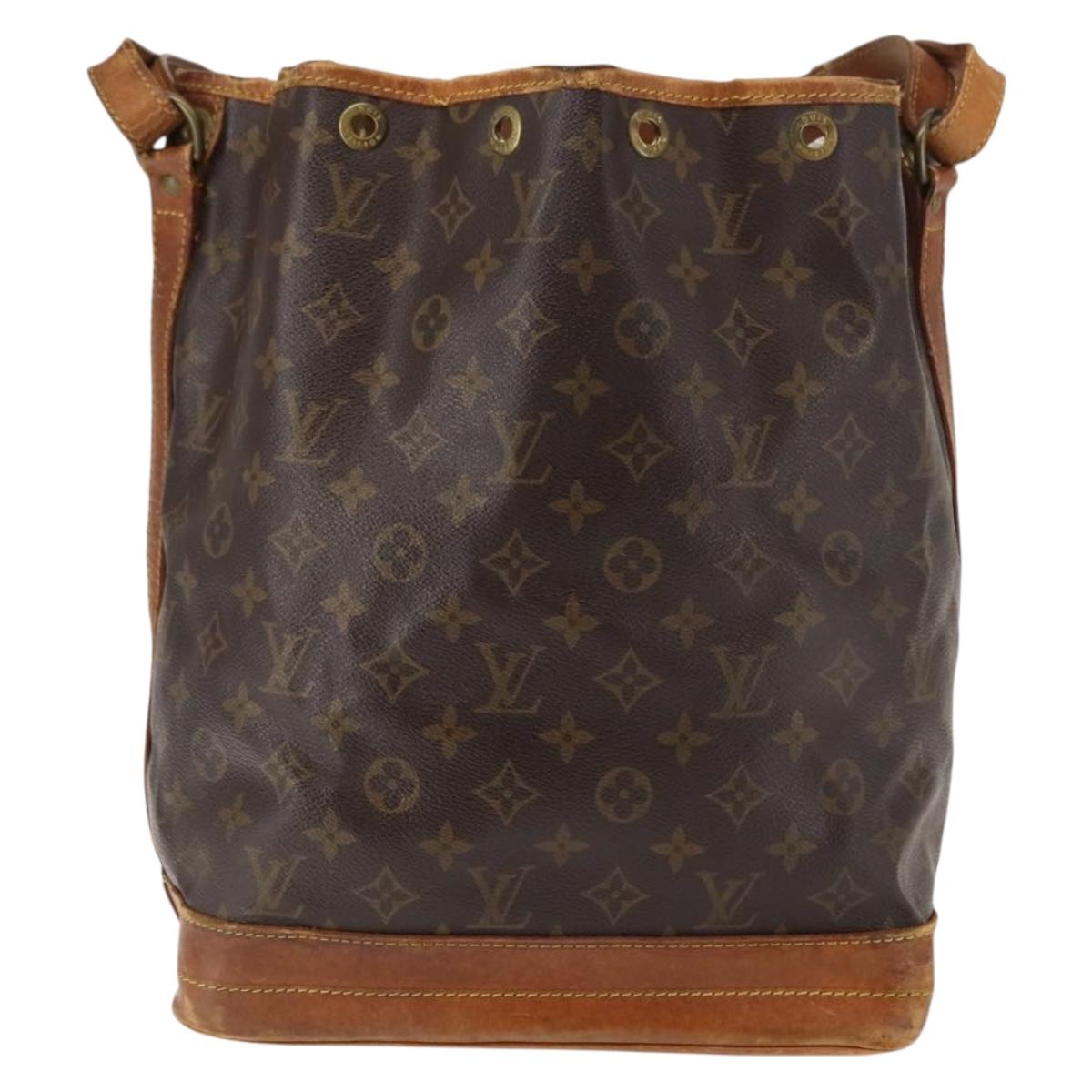 LOUIS VUITTON Monogram Noe Shoulder Bag M42224 LV Auth 146467