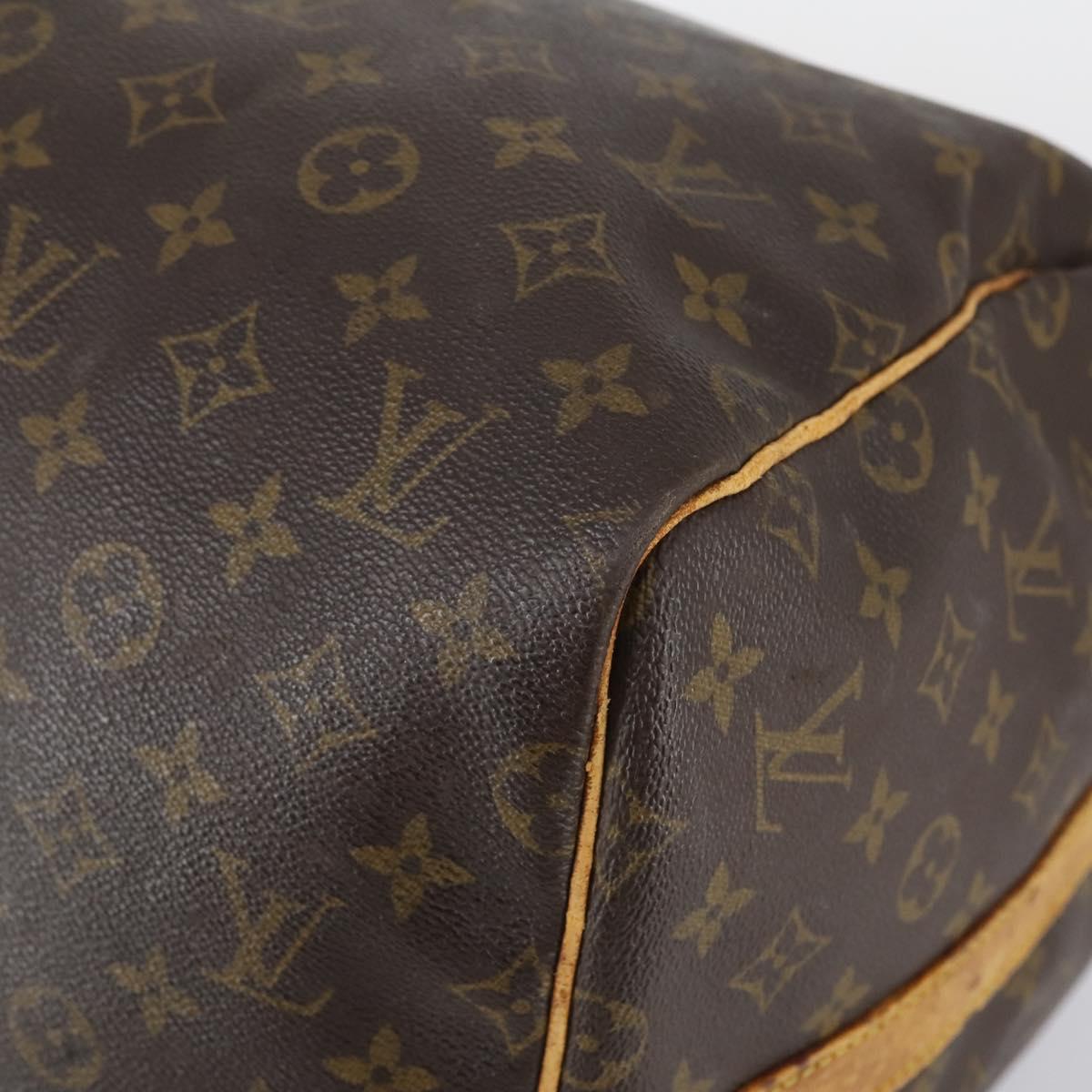 LOUIS VUITTON Monogram Keepall Bandouliere 55 Boston Bag M41414 LV Auth 146473