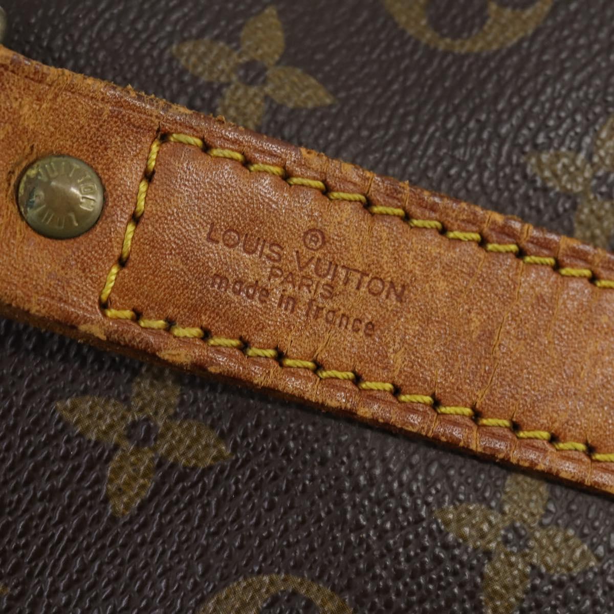 LOUIS VUITTON Monogram Keepall Bandouliere 55 Boston Bag M41414 LV Auth 146473