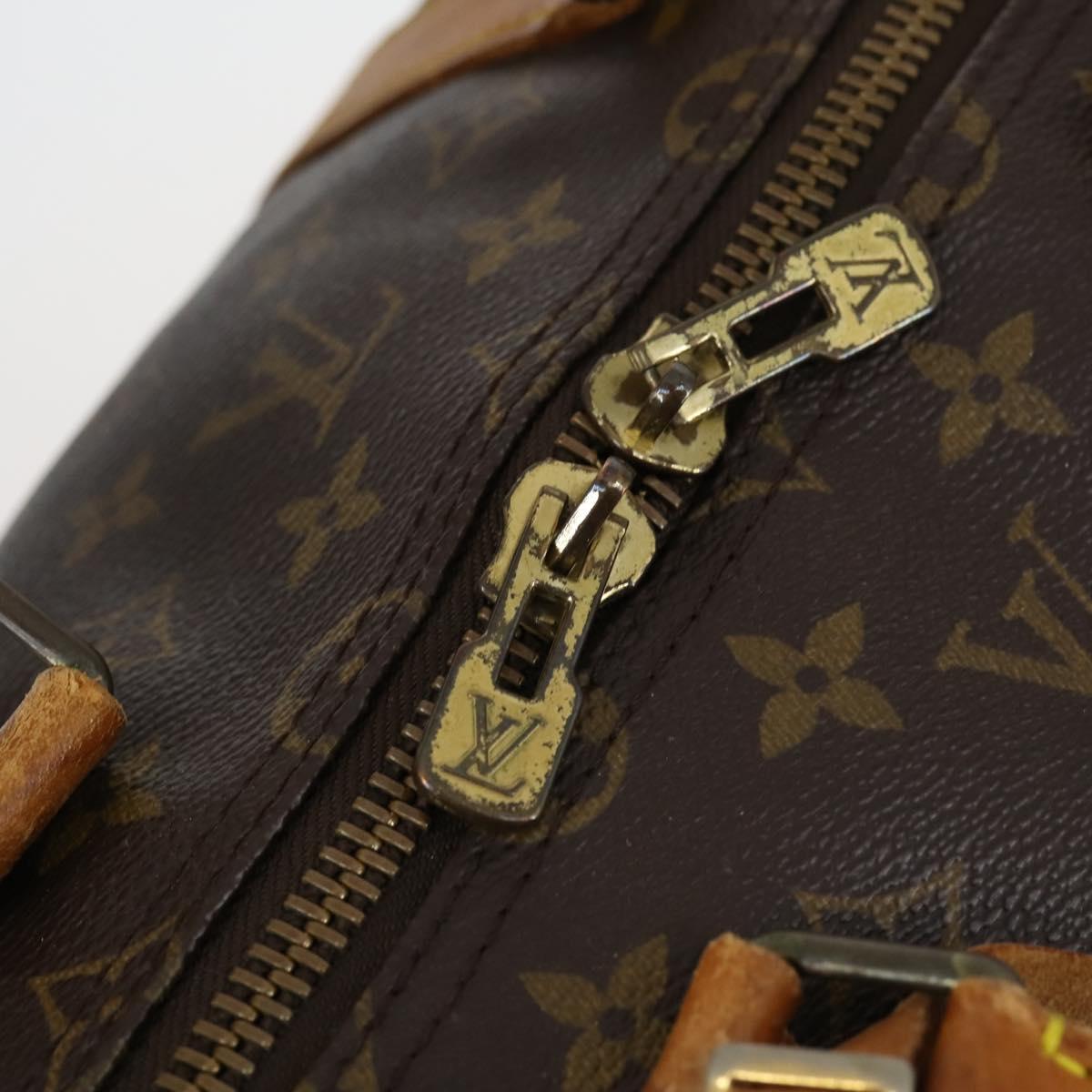 LOUIS VUITTON Monogram Keepall Bandouliere 55 Boston Bag M41414 LV Auth 146473