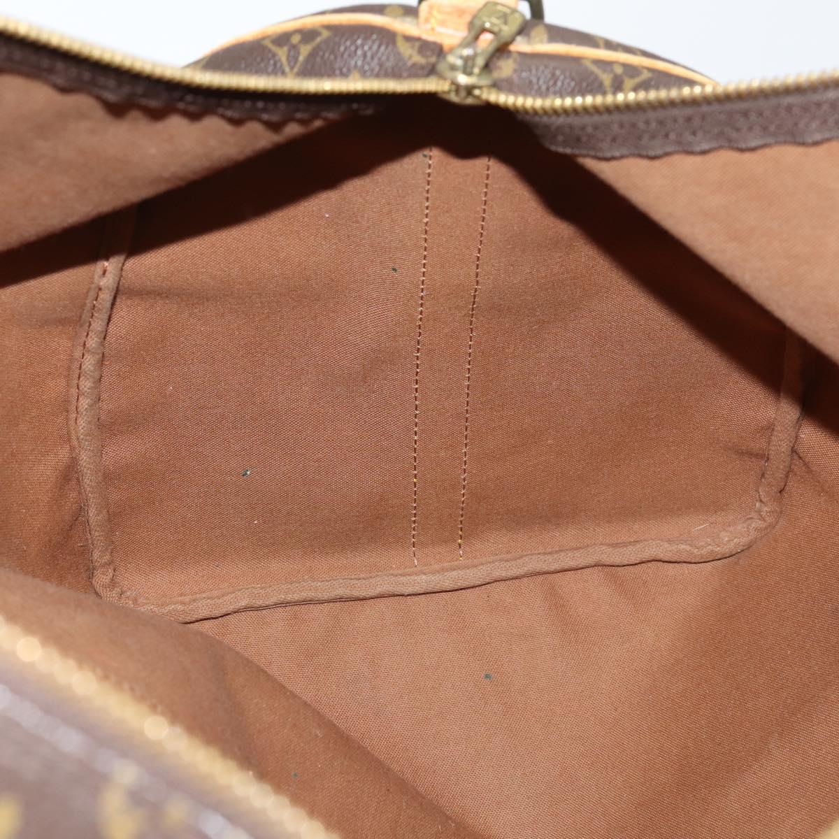 LOUIS VUITTON Monogram Keepall Bandouliere 55 Boston Bag M41414 LV Auth 146473