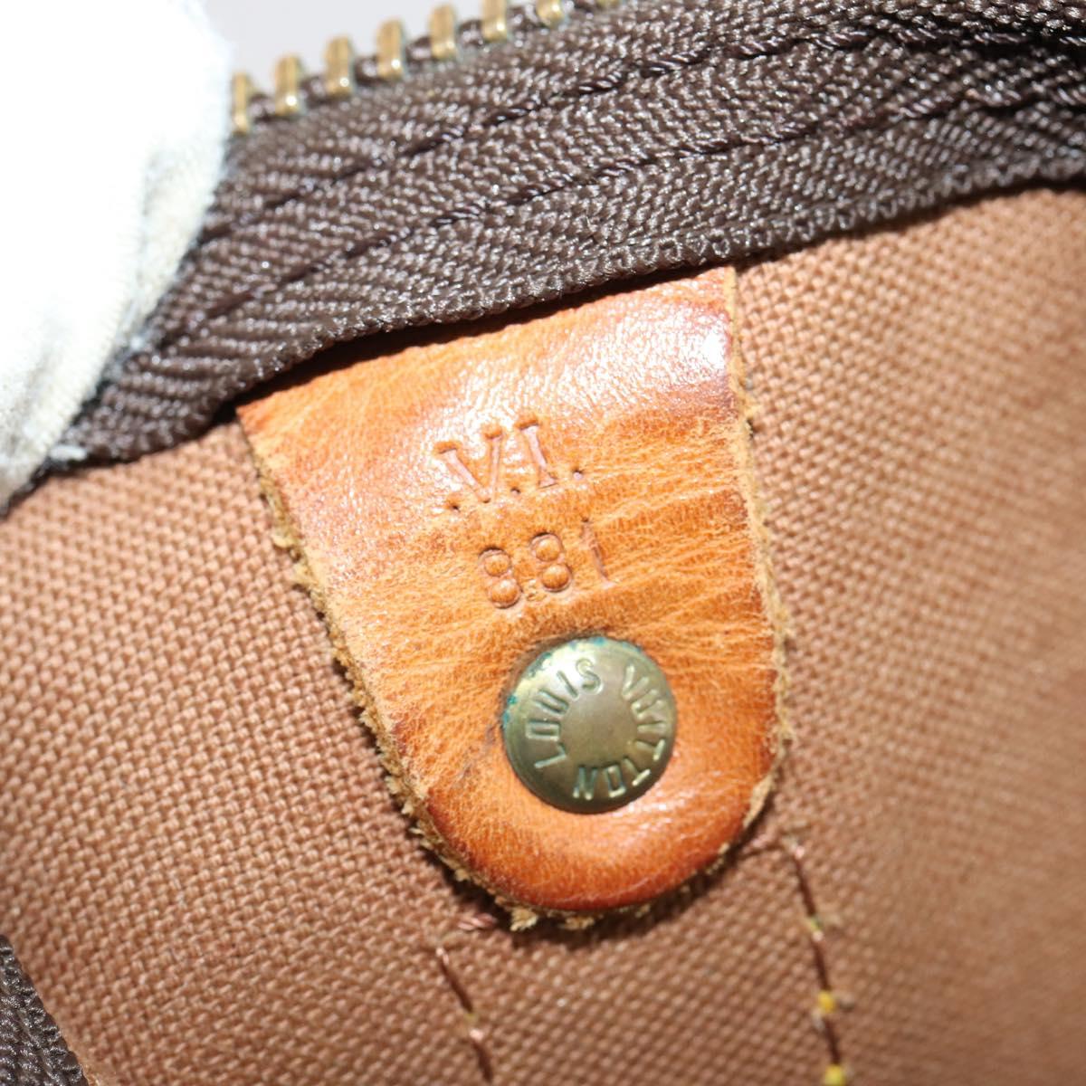 LOUIS VUITTON Monogram Keepall Bandouliere 55 Boston Bag M41414 LV Auth 146473