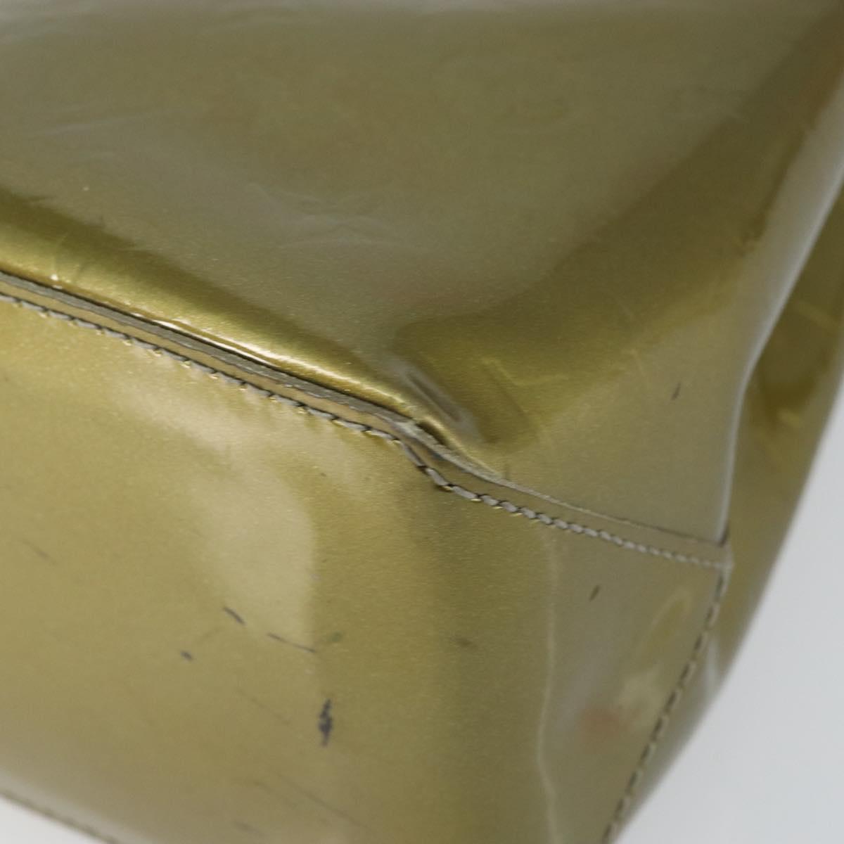 LOUIS VUITTON Monogram Vernis Wilshire PM Bag Gris Art Deco M91627 Auth 146474