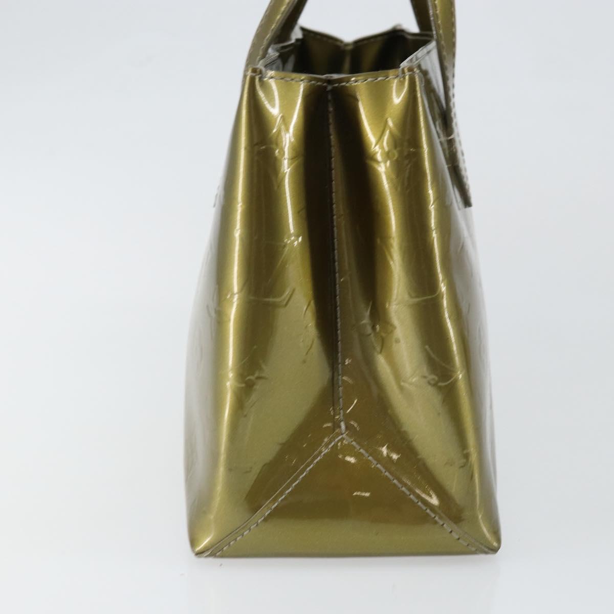 LOUIS VUITTON Monogram Vernis Wilshire PM Bag Gris Art Deco M91627 Auth 146474