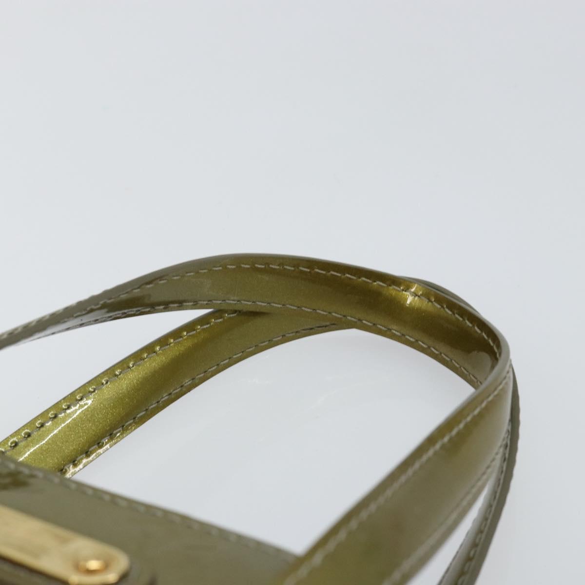 LOUIS VUITTON Monogram Vernis Wilshire PM Bag Gris Art Deco M91627 Auth 146474