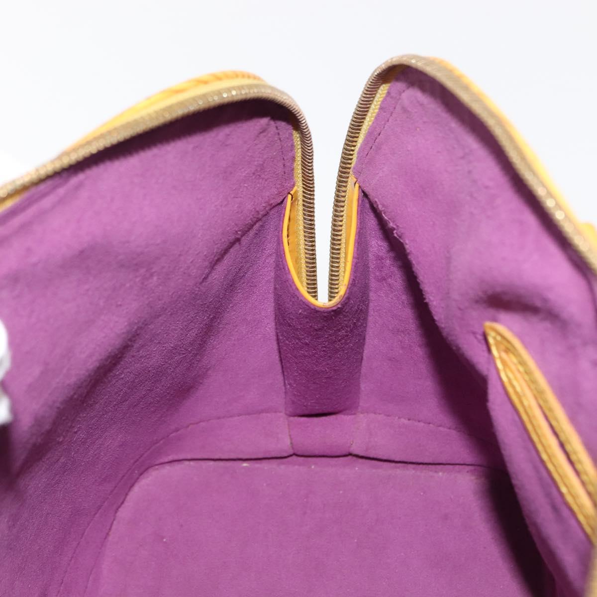 LOUIS VUITTON Epi Alma Hand Bag Yellow M52149 LV Auth 146477