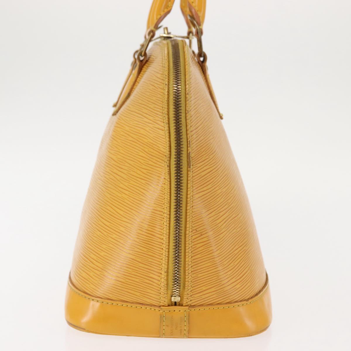 LOUIS VUITTON Epi Alma Hand Bag Yellow M52149 LV Auth 146477