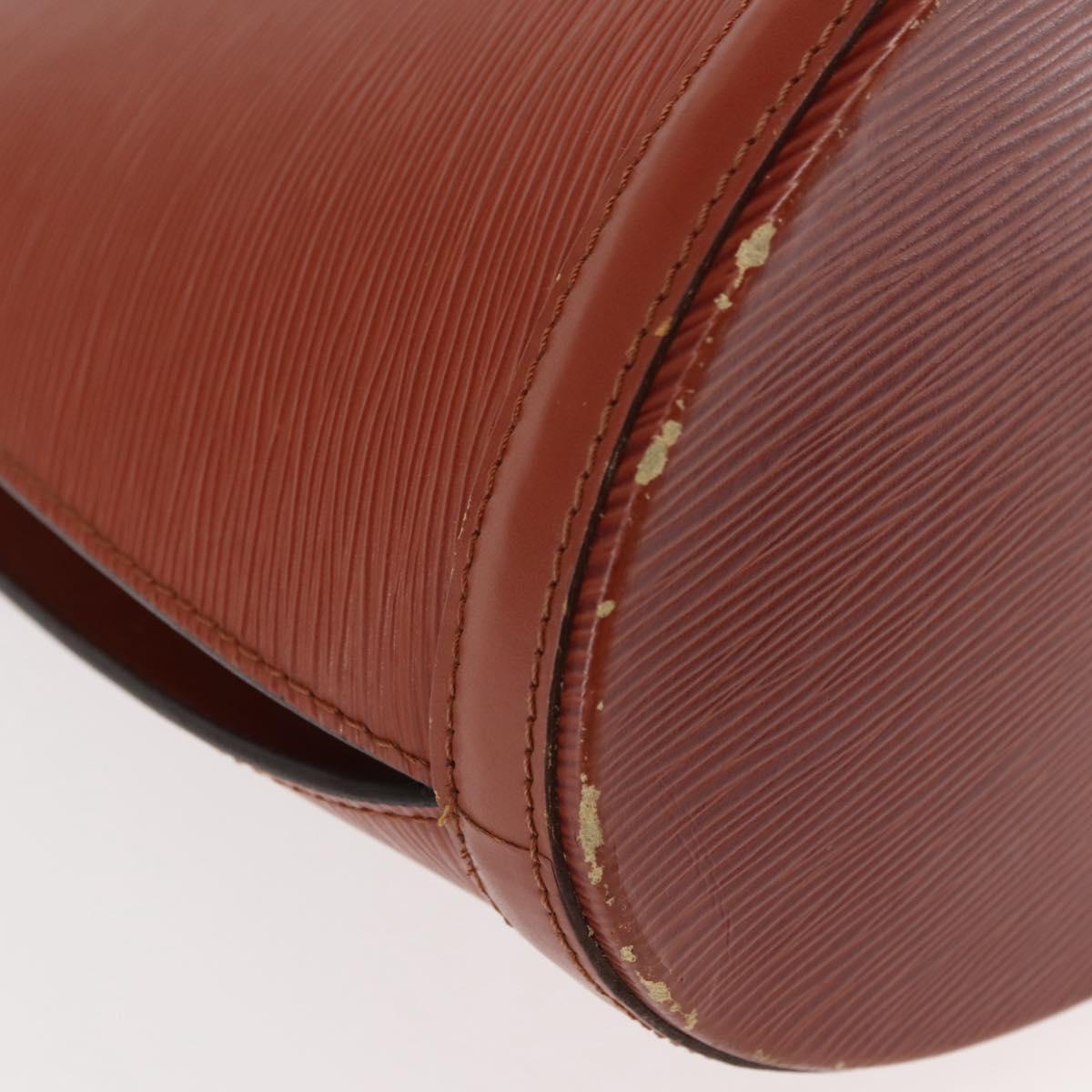 LOUIS VUITTON Epi Cluny Shoulder Bag Brown M52253 LV Auth 146478