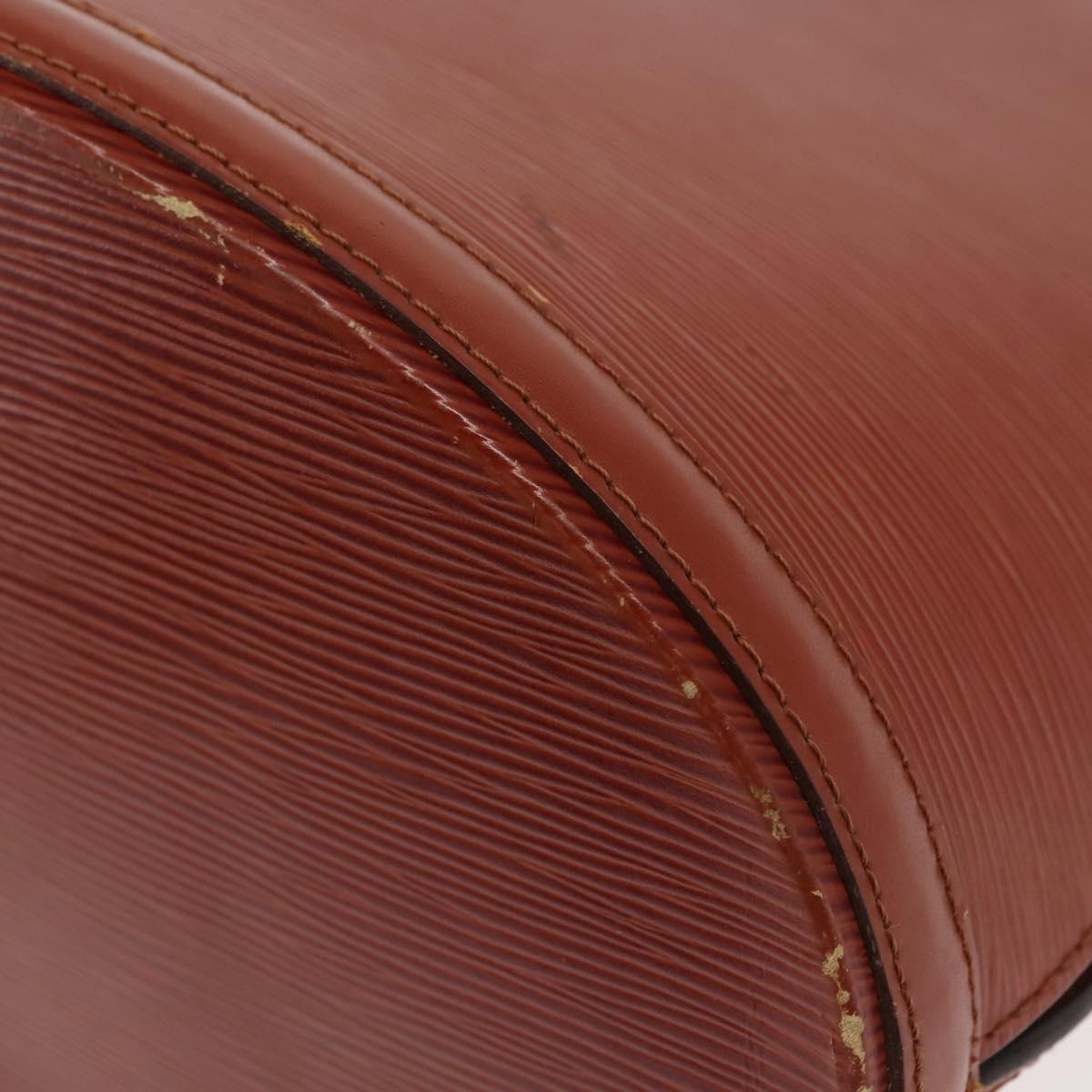 LOUIS VUITTON Epi Cluny Shoulder Bag Brown M52253 LV Auth 146478