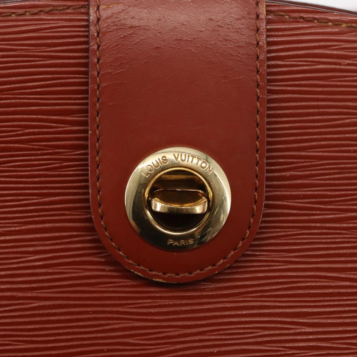 LOUIS VUITTON Epi Cluny Shoulder Bag Brown M52253 LV Auth 146478