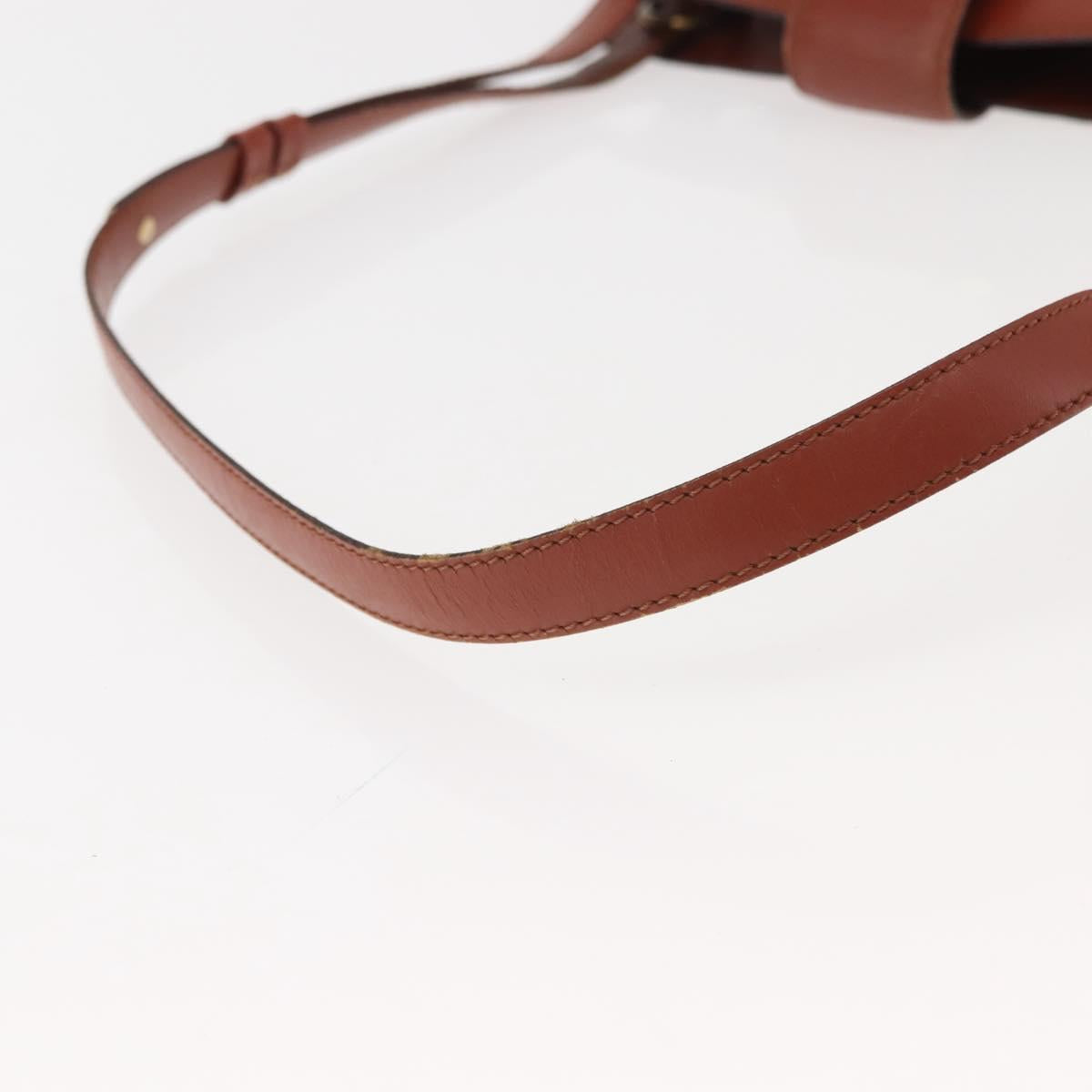 LOUIS VUITTON Epi Cluny Shoulder Bag Brown M52253 LV Auth 146478