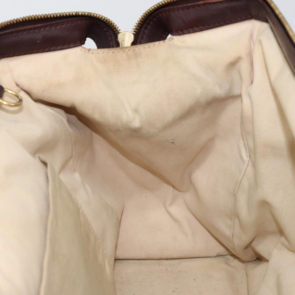 LOUIS VUITTON Monogram Mini Josephine GM Hand Bag Red M92213 LV Auth 146479