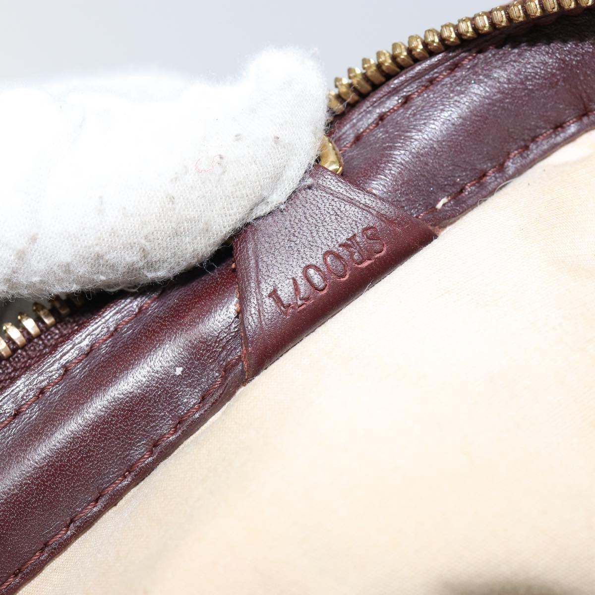 LOUIS VUITTON Monogram Mini Josephine GM Hand Bag Red M92213 LV Auth 146479