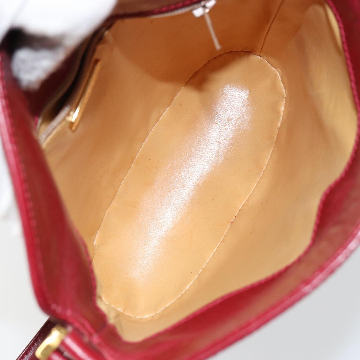 TIFFANY&Co. Shoulder Bag Canvas Beige Gold Auth 146483