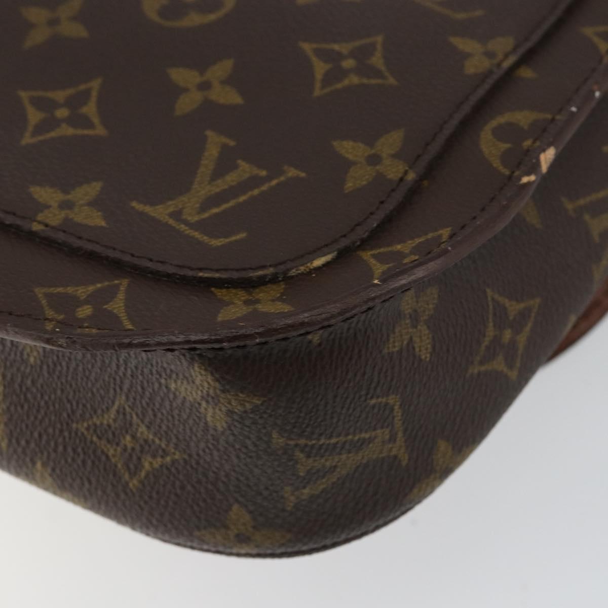 LOUIS VUITTON Monogram Saint Cloud GM Shoulder Bag M51242 LV Auth 146497