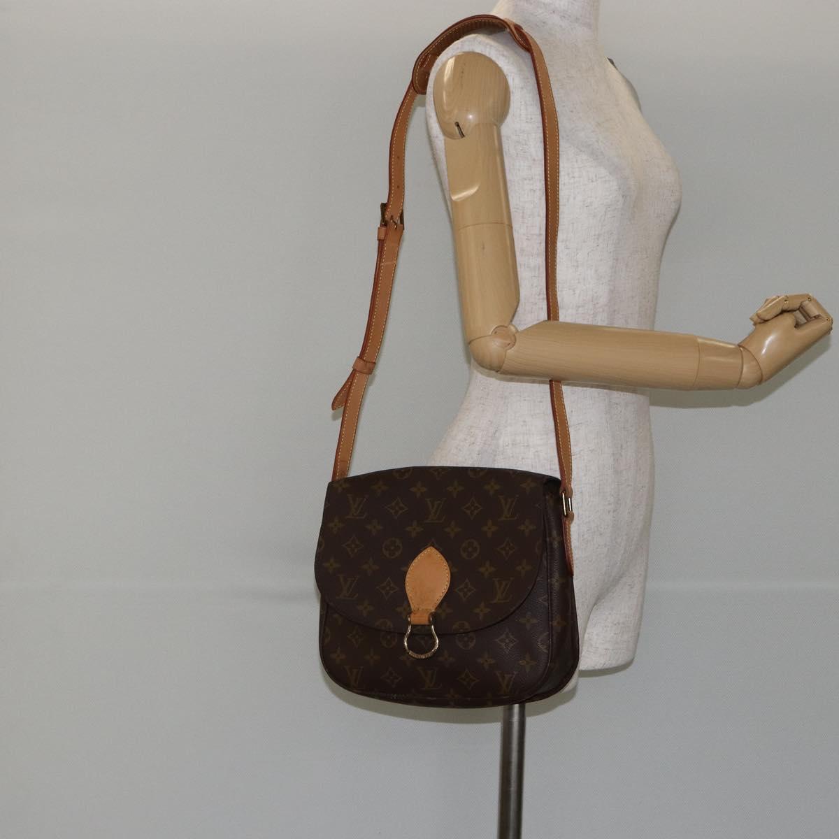 LOUIS VUITTON Monogram Saint Cloud GM Shoulder Bag M51242 LV Auth 146497