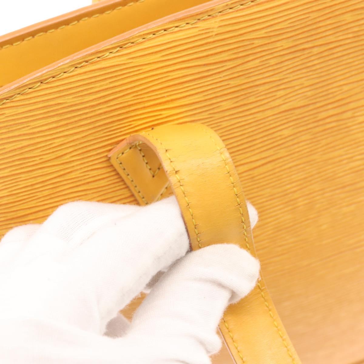 LOUIS VUITTON Epi Saint Jacques Hand Bag Yellow M52279 LV Auth 146502