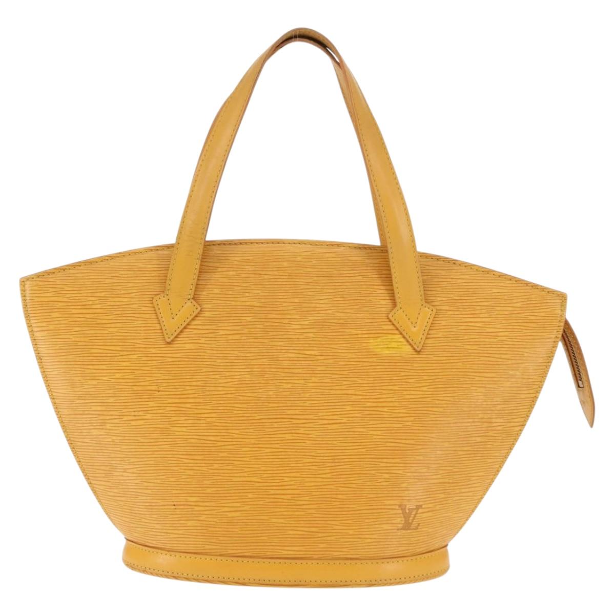 LOUIS VUITTON Epi Saint Jacques Hand Bag Yellow M52279 LV Auth 146502