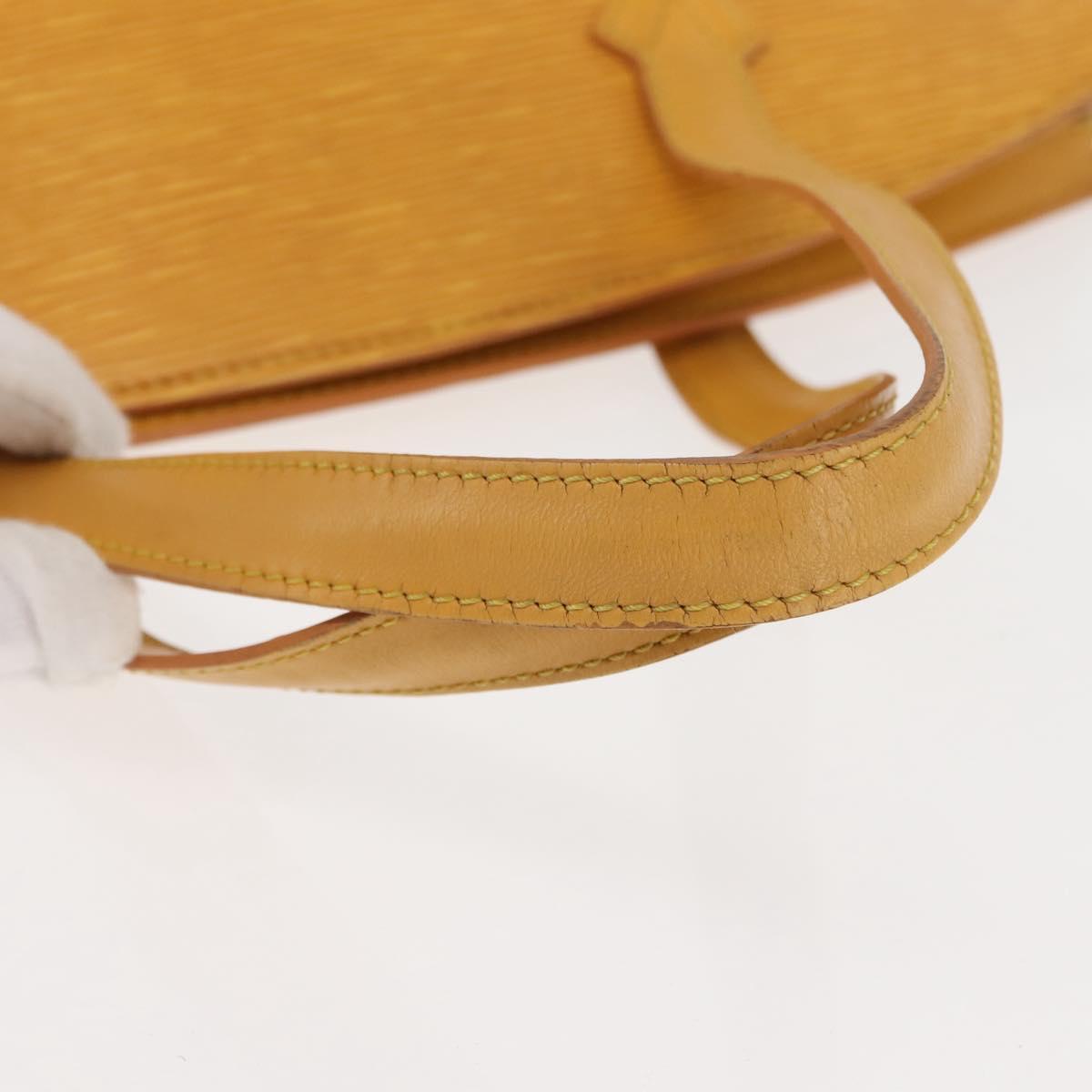 LOUIS VUITTON Epi Saint Jacques Hand Bag Yellow M52279 LV Auth 146502