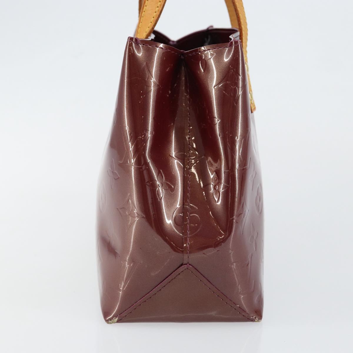 LOUIS VUITTON Monogram Vernis Reade PM Hand Bag Purple Viole M93578 Auth 146503