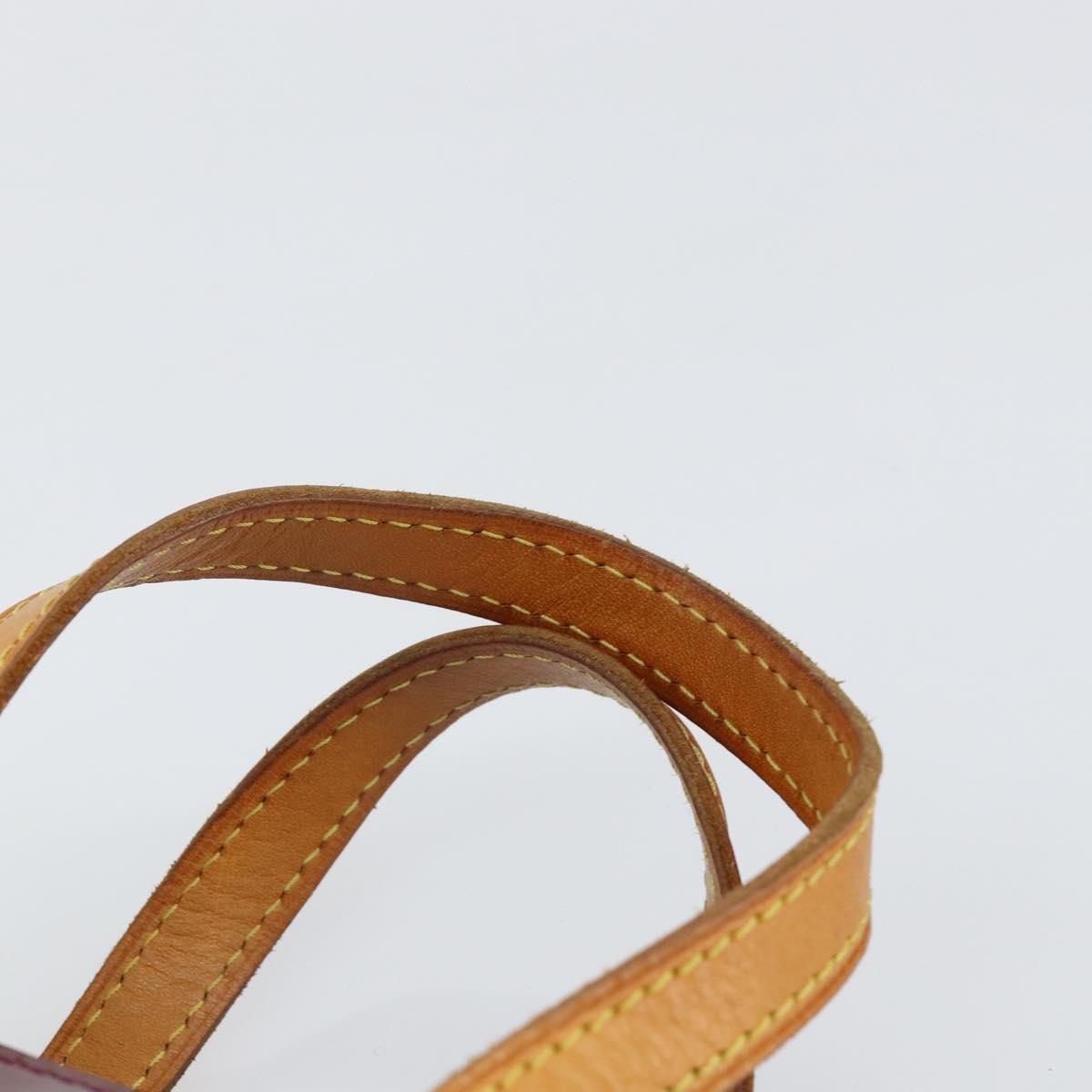 LOUIS VUITTON Monogram Vernis Reade PM Hand Bag Purple Viole M93578 Auth 146503