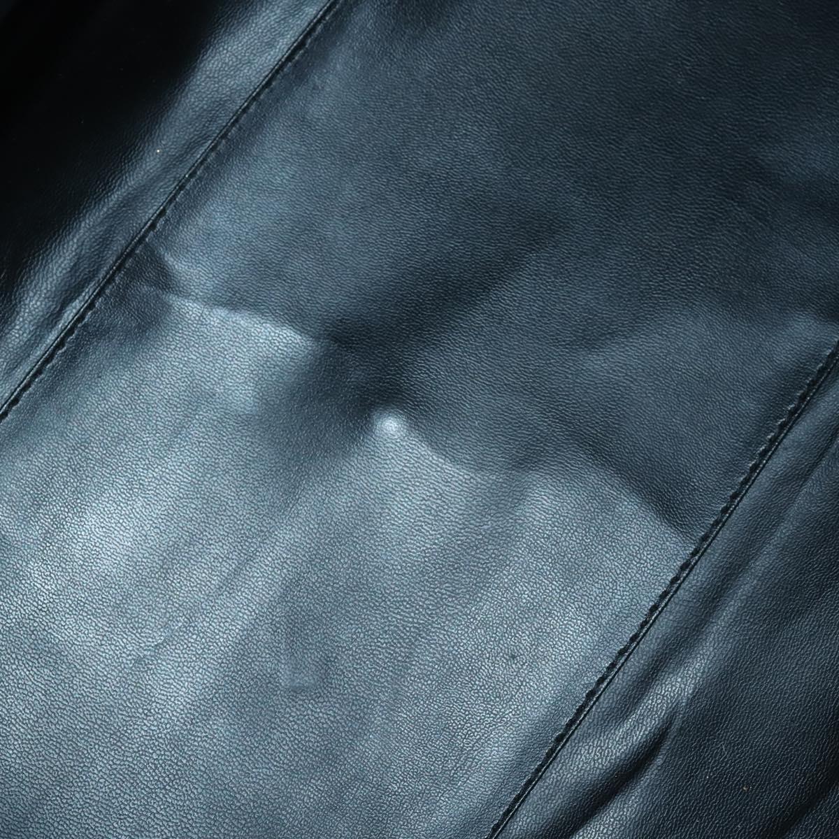 FENDI Zucca Canvas Boston Bag PVC Black Brown Auth 146507