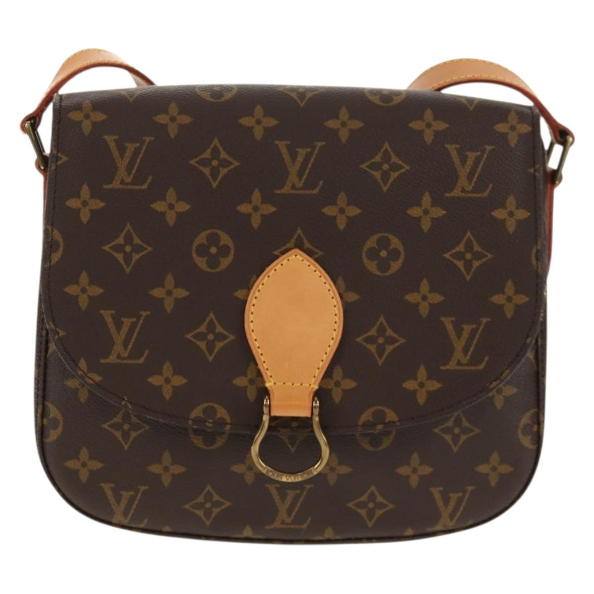 LOUIS VUITTON Monogram Saint Cloud GM Shoulder Bag M51242 LV Auth 146508V