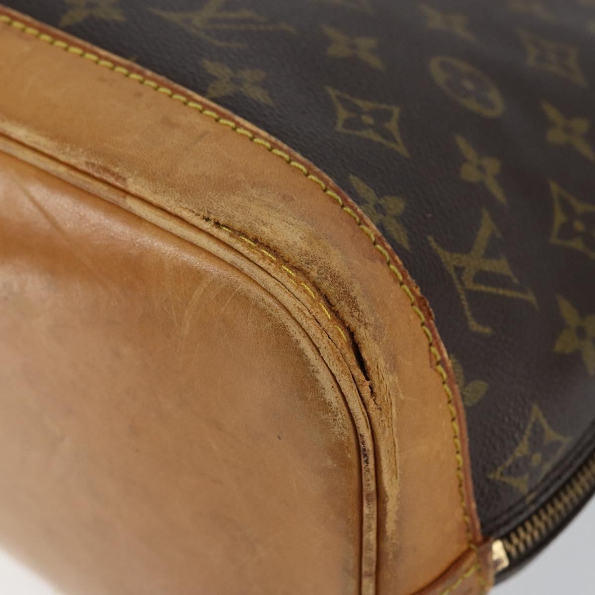 LOUIS VUITTON Monogram Alma Hand Bag M51130 LV Auth 146509