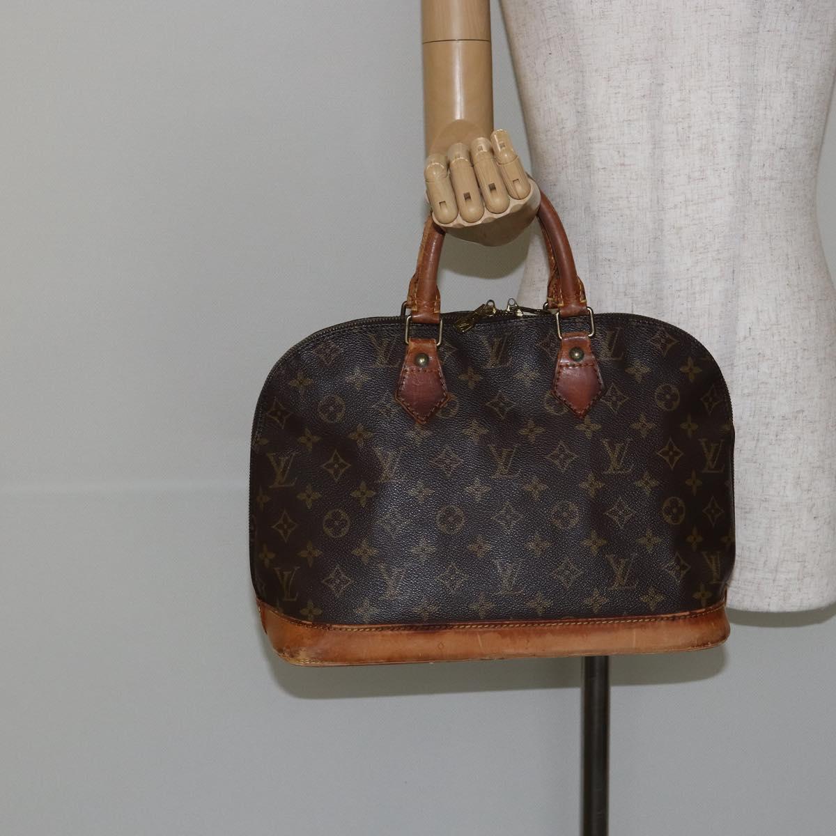 LOUIS VUITTON Monogram Alma Hand Bag M51130 LV Auth 146509