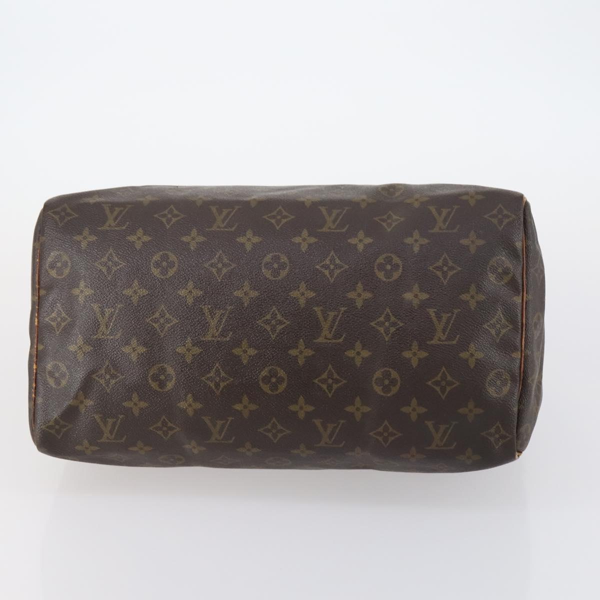 LOUIS VUITTON Monogram Speedy 35 Hand Bag M41524 LV Auth 146511