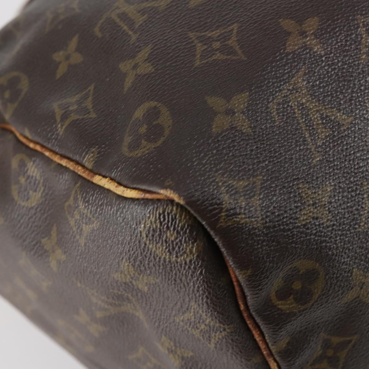 LOUIS VUITTON Monogram Speedy 35 Hand Bag M41524 LV Auth 146511