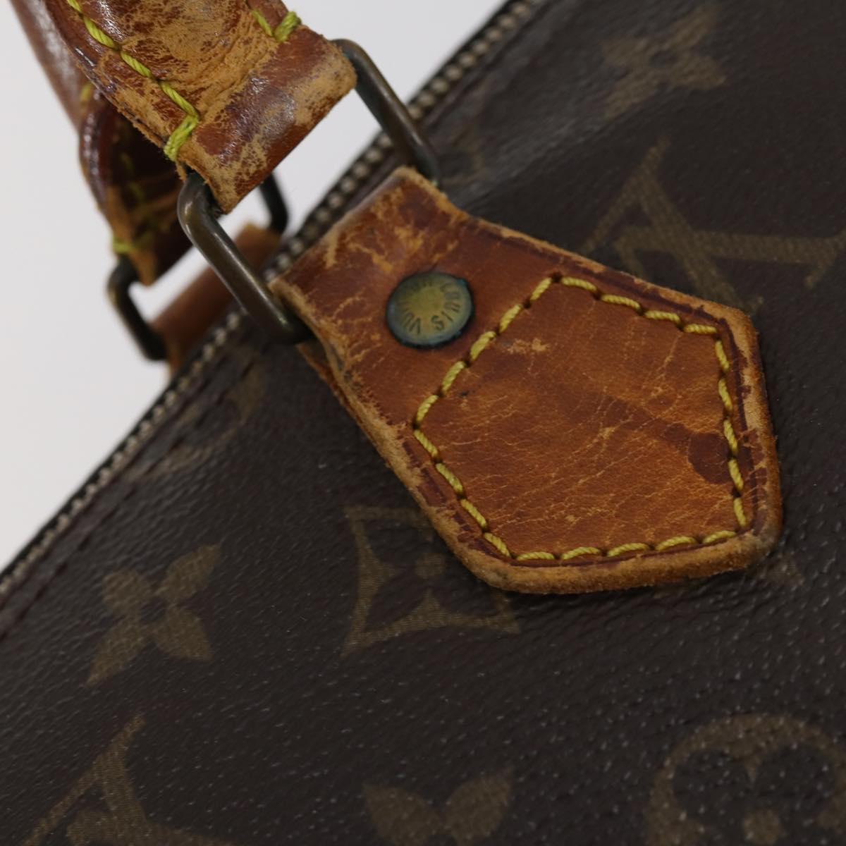 LOUIS VUITTON Monogram Speedy 35 Hand Bag M41524 LV Auth 146511