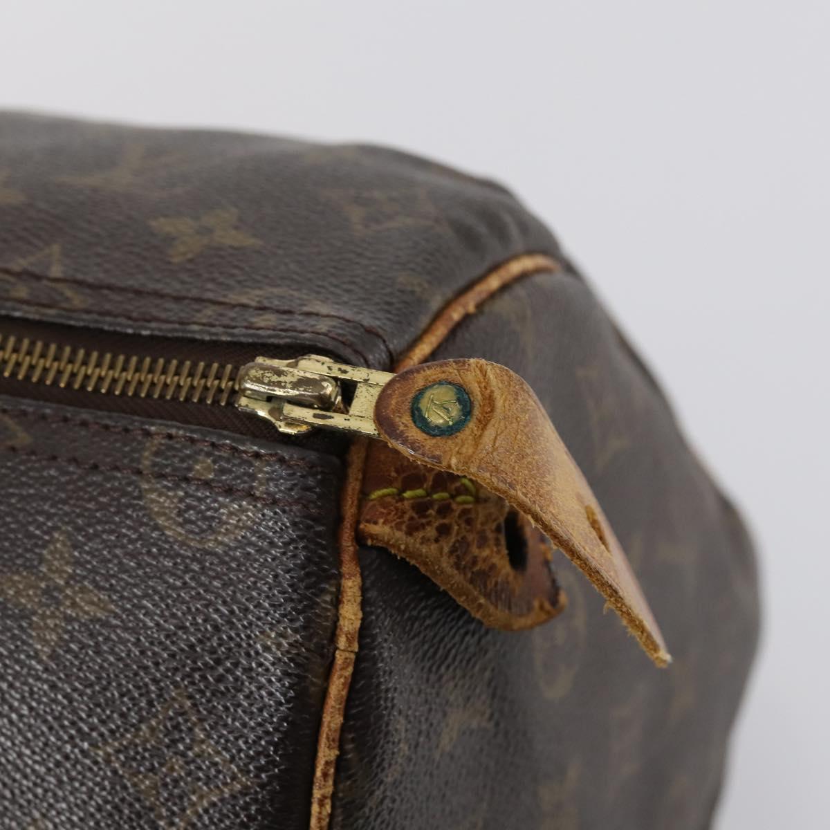 LOUIS VUITTON Monogram Speedy 35 Hand Bag M41524 LV Auth 146511